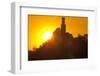 Germany, Hessen, Northern Hessen, Felsberg, Felsburg, 11. Cent., Evening Sun-Chris Seba-Framed Photographic Print