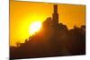 Germany, Hessen, Northern Hessen, Felsberg, Felsburg, 11. Cent., Evening Sun-Chris Seba-Mounted Photographic Print