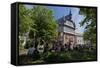 Germany, Hessen, Northern Hessen, Fritzlar, Town Hall-Chris Seba-Framed Stretched Canvas