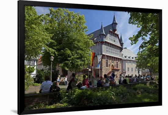 Germany, Hessen, Northern Hessen, Fritzlar, Town Hall-Chris Seba-Framed Photographic Print