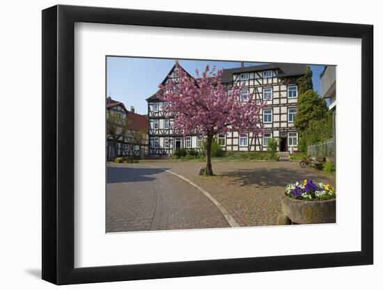 Germany, Hessen, Northern Hessen, Melsungen, Historical Old Town-Chris Seba-Framed Photographic Print