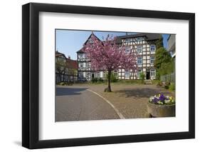 Germany, Hessen, Northern Hessen, Melsungen, Historical Old Town-Chris Seba-Framed Photographic Print