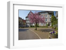 Germany, Hessen, Northern Hessen, Melsungen, Historical Old Town-Chris Seba-Framed Photographic Print