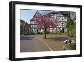 Germany, Hessen, Northern Hessen, Melsungen, Historical Old Town-Chris Seba-Framed Photographic Print