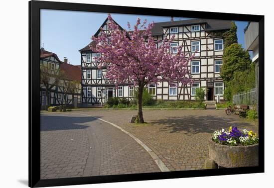 Germany, Hessen, Northern Hessen, Melsungen, Historical Old Town-Chris Seba-Framed Photographic Print