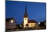 Germany, Hessen, Northern Hessen, Oberaula, Protestant Church of 1717-Chris Seba-Mounted Photographic Print