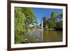 Germany, Hessen, Northern Hessen, Reinhardshausen, Health Resort Park, Pond-Chris Seba-Framed Photographic Print