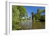 Germany, Hessen, Northern Hessen, Reinhardshausen, Health Resort Park, Pond-Chris Seba-Framed Photographic Print