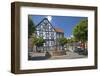 Germany, Hessen, Northern Hessen, Schwalmstadt-Treysa, Town Hall, Rolandbrunnen-Chris Seba-Framed Photographic Print