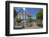 Germany, Hessen, Northern Hessen, Schwalmstadt-Treysa, Town Hall, Rolandbrunnen-Chris Seba-Framed Photographic Print