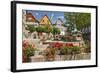 Germany, Hessen, Northern Hessen, Spangenberg, Town Hall Square, Fountain-Chris Seba-Framed Photographic Print