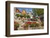 Germany, Hessen, Northern Hessen, Spangenberg, Town Hall Square, Fountain-Chris Seba-Framed Photographic Print