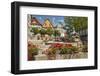 Germany, Hessen, Northern Hessen, Spangenberg, Town Hall Square, Fountain-Chris Seba-Framed Photographic Print