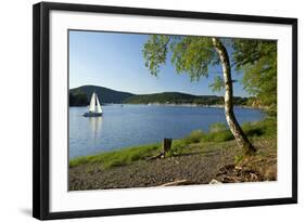 Germany, Hessen, Northern Hessen, Waldecker Land, Edersee, Marina Rehbach, Summer Evening-Chris Seba-Framed Photographic Print