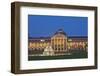 Germany, Hessen, State Capital, Wiesbaden, Health Resort House, Casino, Fountain, Evening-Chris Seba-Framed Photographic Print