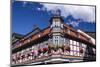 Germany, Hessen, Taunus, German Timber-Frame Road, Idstein, Kšnig-Adolf-Platz, Timber-Framed Facade-Udo Siebig-Mounted Photographic Print