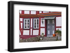 Germany, Hessen, Taunus, German Timber-Frame Road, Idstein, Old Town, Timber-Framed Facade-Udo Siebig-Framed Photographic Print