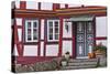 Germany, Hessen, Taunus, German Timber-Frame Road, Idstein, Old Town, Timber-Framed Facade-Udo Siebig-Stretched Canvas