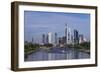 Germany, Hessen, View from DeutschherrnbrŸcke on Main-Udo Siebig-Framed Photographic Print