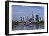 Germany, Hessen, View from DeutschherrnbrŸcke on Main-Udo Siebig-Framed Photographic Print