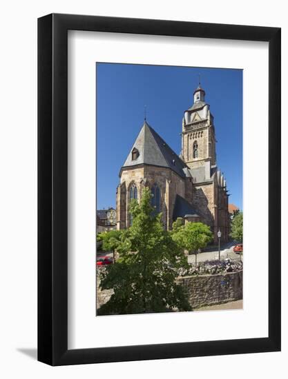 Germany, Hessen, Waldecker Land, Bad Wildungen, Old Town, Town Church-Chris Seba-Framed Photographic Print