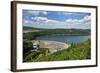 Germany, Hessen, Waldecker Land, Edersee, Eder Dam, Panorama, Sailboats-Chris Seba-Framed Photographic Print