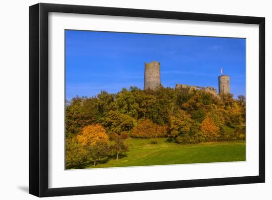 Germany, Hessen, Wetterau, MŸnzenberg, MŸnzenberg Castle-Udo Siebig-Framed Photographic Print