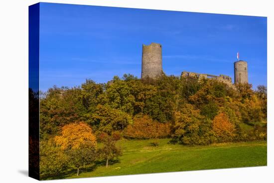 Germany, Hessen, Wetterau, MŸnzenberg, MŸnzenberg Castle-Udo Siebig-Stretched Canvas