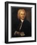 Germany, Leipzig, Portrait of German Composer and Organist, Johann Sebastian Bach-null-Framed Giclee Print