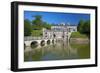 Germany, Lower Saxony, Bad Pyrmont, Moated Castle, Health Resort Area-Chris Seba-Framed Photographic Print