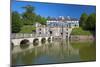 Germany, Lower Saxony, Bad Pyrmont, Moated Castle, Health Resort Area-Chris Seba-Mounted Photographic Print