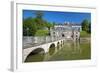 Germany, Lower Saxony, Bad Pyrmont, Moated Castle, Health Resort Area-Chris Seba-Framed Photographic Print