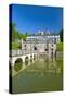 Germany, Lower Saxony, Bad Pyrmont, Moated Castle, Health Resort Area-Chris Seba-Stretched Canvas