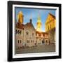 Germany, Lower Saxony, Braunschweig. Old Town Square.-Ken Scicluna-Framed Photographic Print