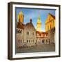 Germany, Lower Saxony, Braunschweig. Old Town Square.-Ken Scicluna-Framed Photographic Print