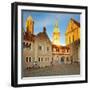 Germany, Lower Saxony, Braunschweig. Old Town Square.-Ken Scicluna-Framed Photographic Print