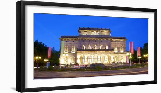 Germany, Lower Saxony, Braunschweig. the State Theatre.-Ken Scicluna-Framed Photographic Print