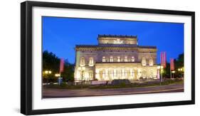 Germany, Lower Saxony, Braunschweig. the State Theatre.-Ken Scicluna-Framed Photographic Print