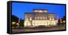 Germany, Lower Saxony, Braunschweig. the State Theatre.-Ken Scicluna-Framed Stretched Canvas