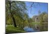 Germany, Lower Saxony, Hannover, Georgengarten, Leibniz Temple, Spring, Park Visitors-Chris Seba-Mounted Photographic Print