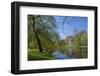 Germany, Lower Saxony, Hannover, Georgengarten, Leibniz Temple, Spring, Park Visitors-Chris Seba-Framed Photographic Print