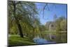 Germany, Lower Saxony, Hannover, Georgengarten, Leibniz Temple, Spring, Park Visitors-Chris Seba-Mounted Photographic Print