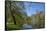 Germany, Lower Saxony, Hannover, Georgengarten, Leibniz Temple, Spring, Park Visitors-Chris Seba-Framed Stretched Canvas