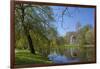 Germany, Lower Saxony, Hannover, Georgengarten, Leibniz Temple, Spring, Park Visitors-Chris Seba-Framed Photographic Print