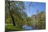 Germany, Lower Saxony, Hannover, Georgengarten, Leibniz Temple, Spring, Park Visitors-Chris Seba-Mounted Premium Photographic Print