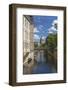 Germany, Lower Saxony, Hannover, Leine, Leibnizufer, Landtag, Bridge, City Hall Tower-Chris Seba-Framed Photographic Print