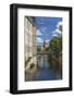 Germany, Lower Saxony, Hannover, Leine, Leibnizufer, Landtag, Bridge, City Hall Tower-Chris Seba-Framed Photographic Print