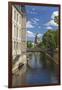 Germany, Lower Saxony, Hannover, Leine, Leibnizufer, Landtag, Bridge, City Hall Tower-Chris Seba-Framed Photographic Print