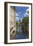 Germany, Lower Saxony, Hannover, Leine, Leibnizufer, Landtag, Bridge, City Hall Tower-Chris Seba-Framed Photographic Print