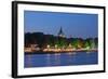 Germany, Lower Saxony, Hannover, Maschsee Festival, Evening, Dusk-Chris Seba-Framed Photographic Print